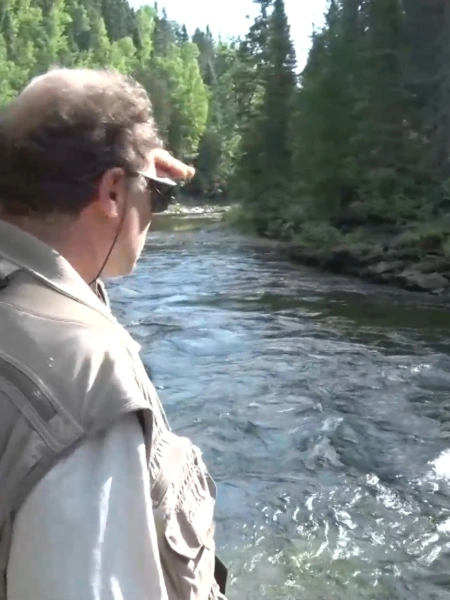 Le saumon de l'atlantique en Gaspesie, avec Alin Pierre