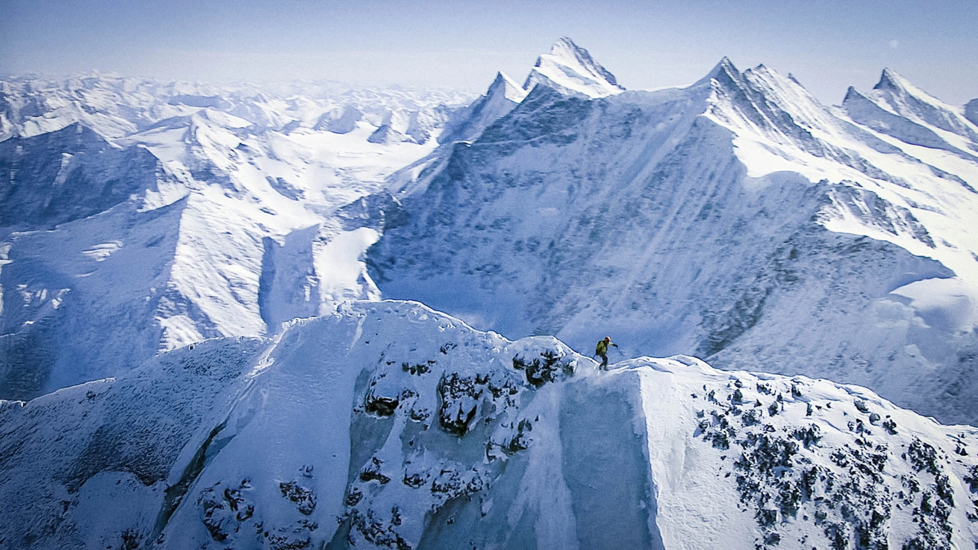 Ueli Steck, sur la corde raide