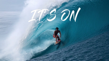 It’s on