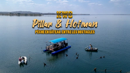 PILLAR et HOFMAN - Pêche en bâteau, entre les obstacles.