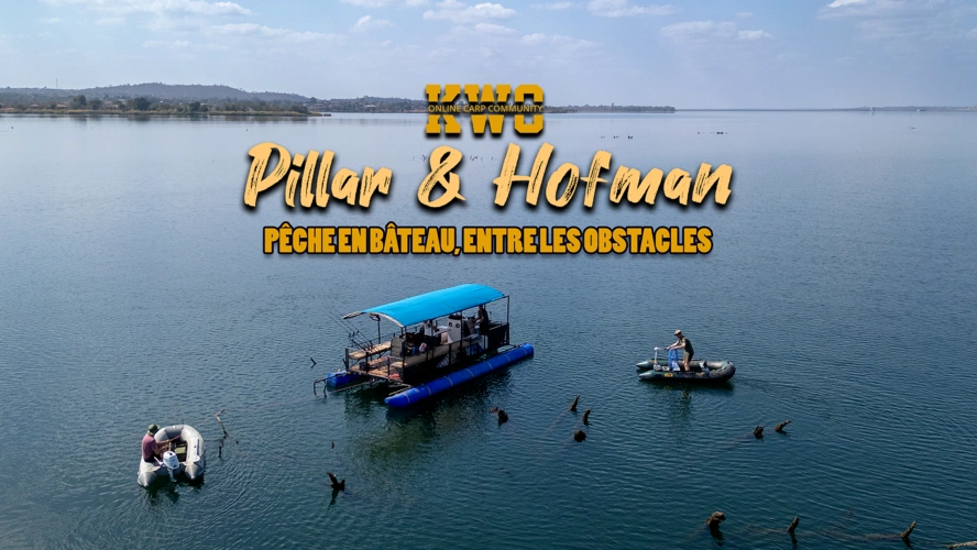 PILLAR et HOFMAN - Pêche en bâteau, entre les obstacles.