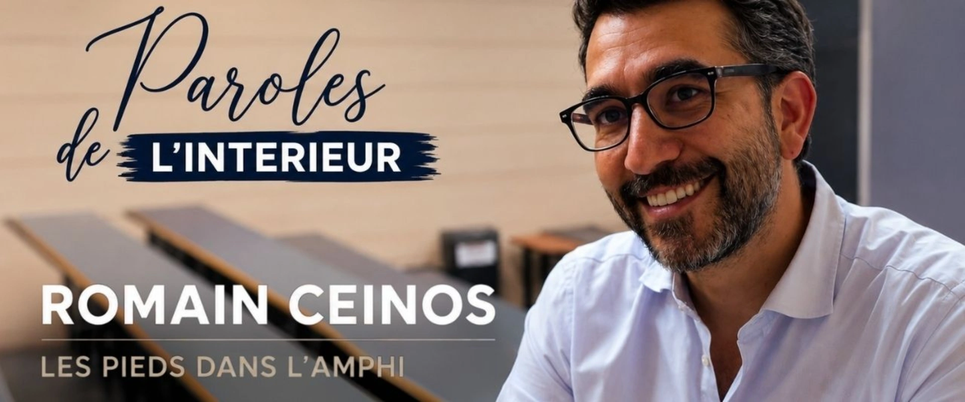 Dr Romain Ceinos, maître de conférence et praticien hospitalier