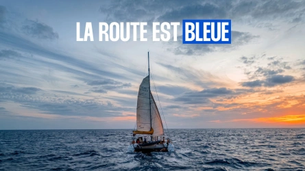 La route est bleue