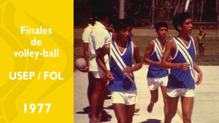 Finales de volley-ball USEP/FOL 1977