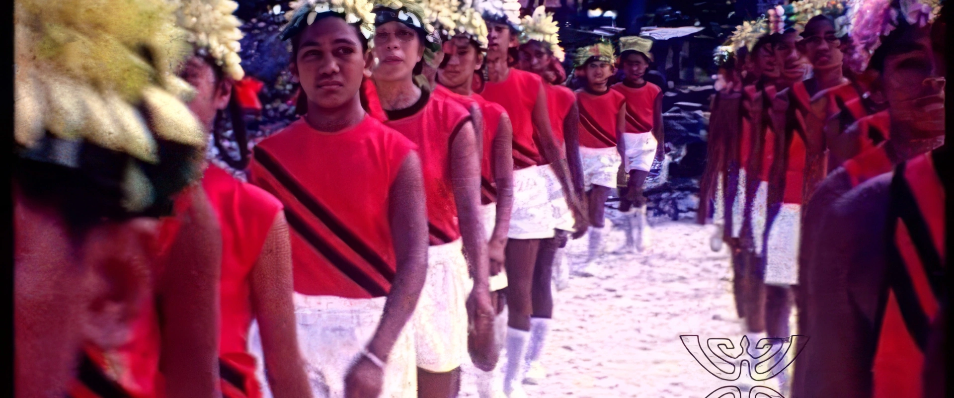 Fête de la jeunesse à Hao en 1969