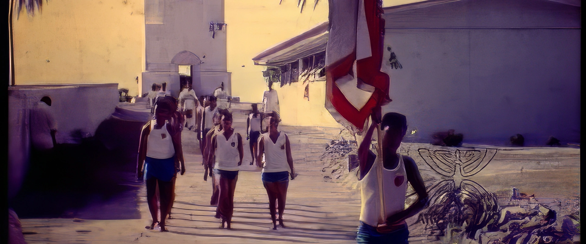 Fête de la jeunesse à Makemo en 1969
