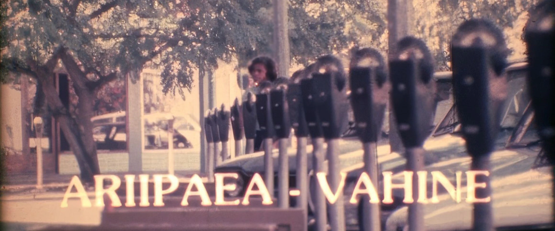 Enregistrement d'un chant pour le film Ariipaea Vahine