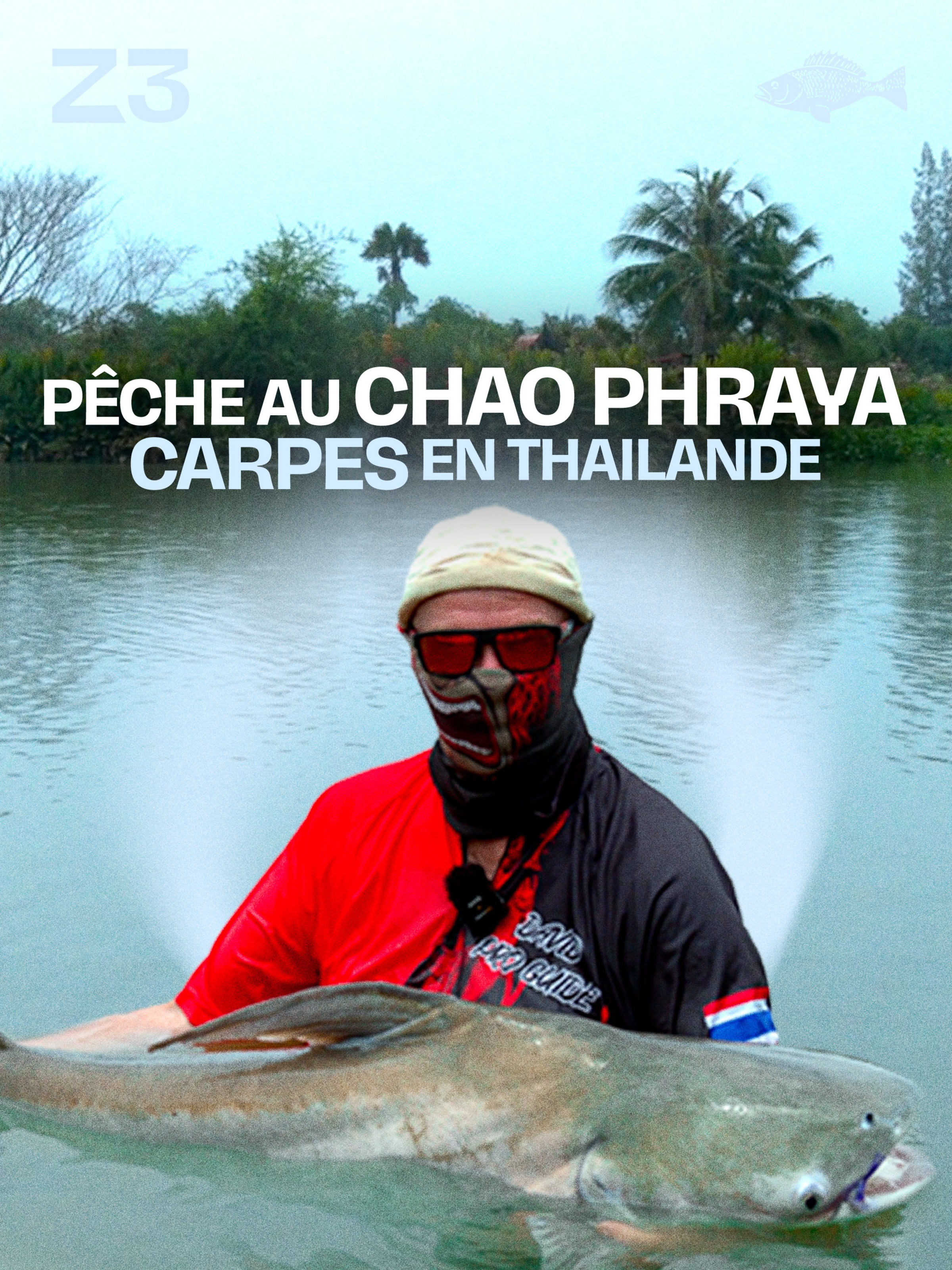 Pêche au Chao Phraya et carpes en Thailande