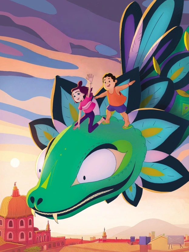 Louise et la légende du serpent à plumes
