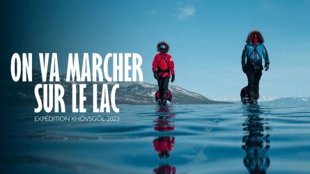 On va marcher sur le lac