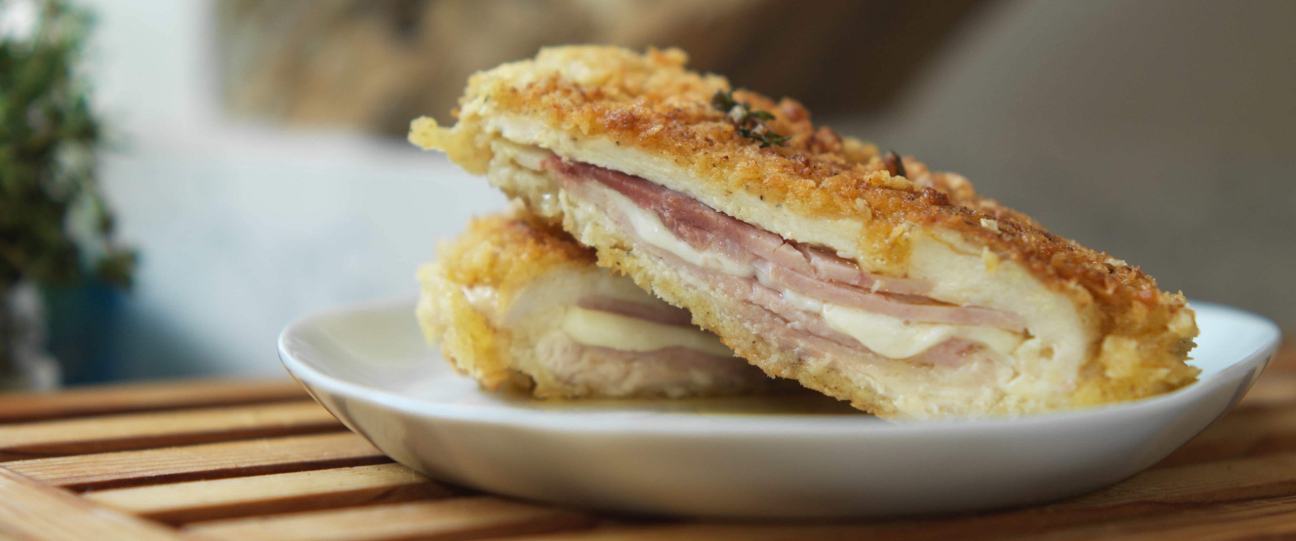 Cordon bleu au fromage de brebis
