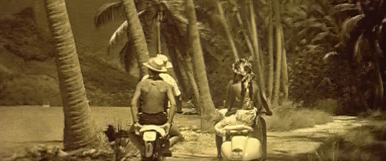 Tahiti films - Moorea en Vespa
