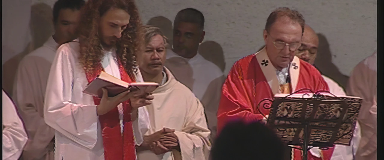 Célébration de la Passion du Seigneur à la cathédrale Maria no te Hau