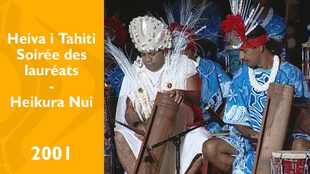 Soirée des lauréats du Heiva i Tahiti 2001 - Meilleur orchestre en imposé : Heikura Nui