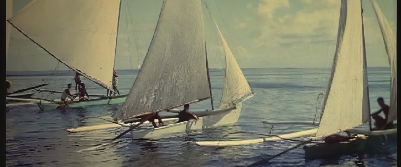 Course de pirogues à voile