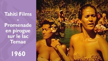 Tahiti Films - Promenade en pirogue sur le lac Temae