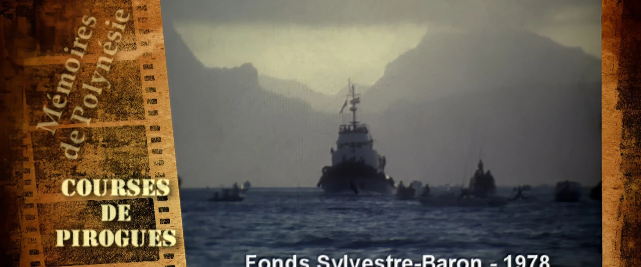 Mémoires de Polynésie - Courses de pirogues au Tiurai 1978