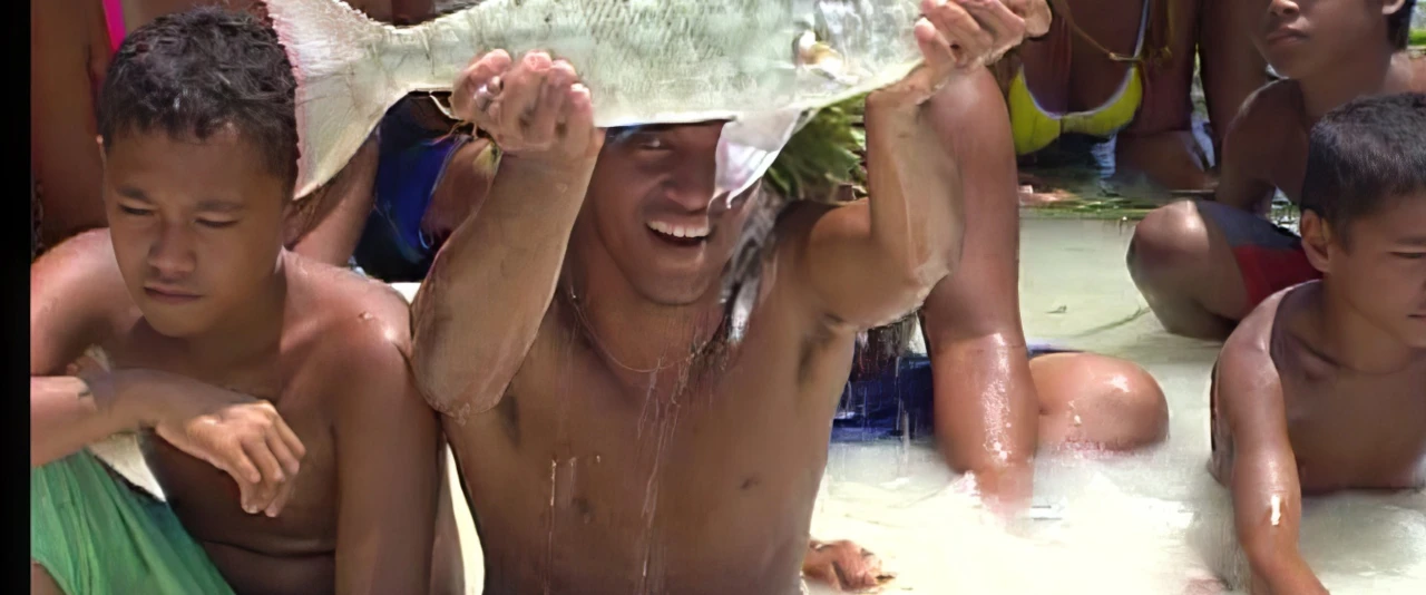 Te tautai taora ofa'i - Pêche aux cailloux à Maupiti