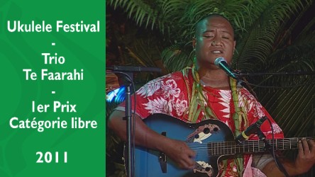 Ukulele Festival - Trio Te Faarahi - 1er Prix en catégorie libre