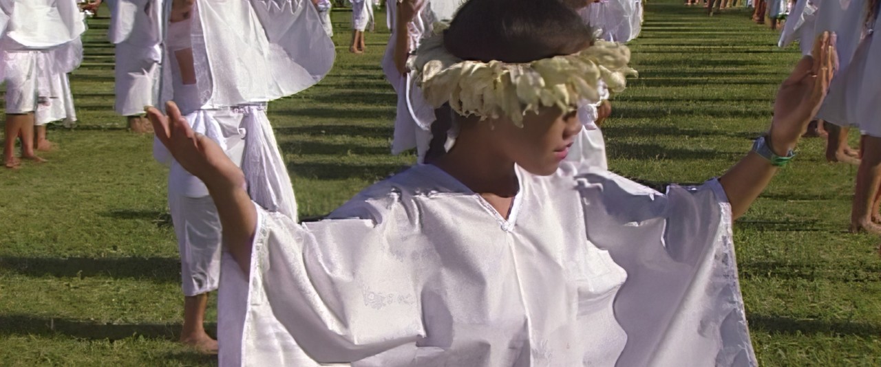 Iupiri 1997 - Répétition des jeunes au stade Pater
