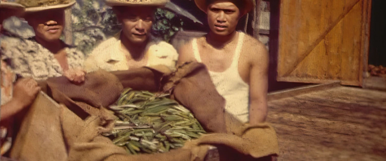 Mémoires de Polynésie - Préparation de la vanille à Rurutu