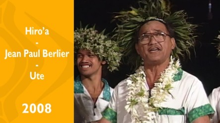 Hiro'a - Ute avec Jean Paul Berlier