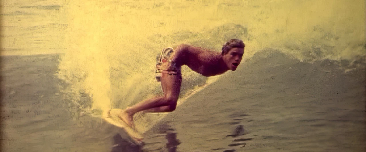 Vetea David et les surfeurs