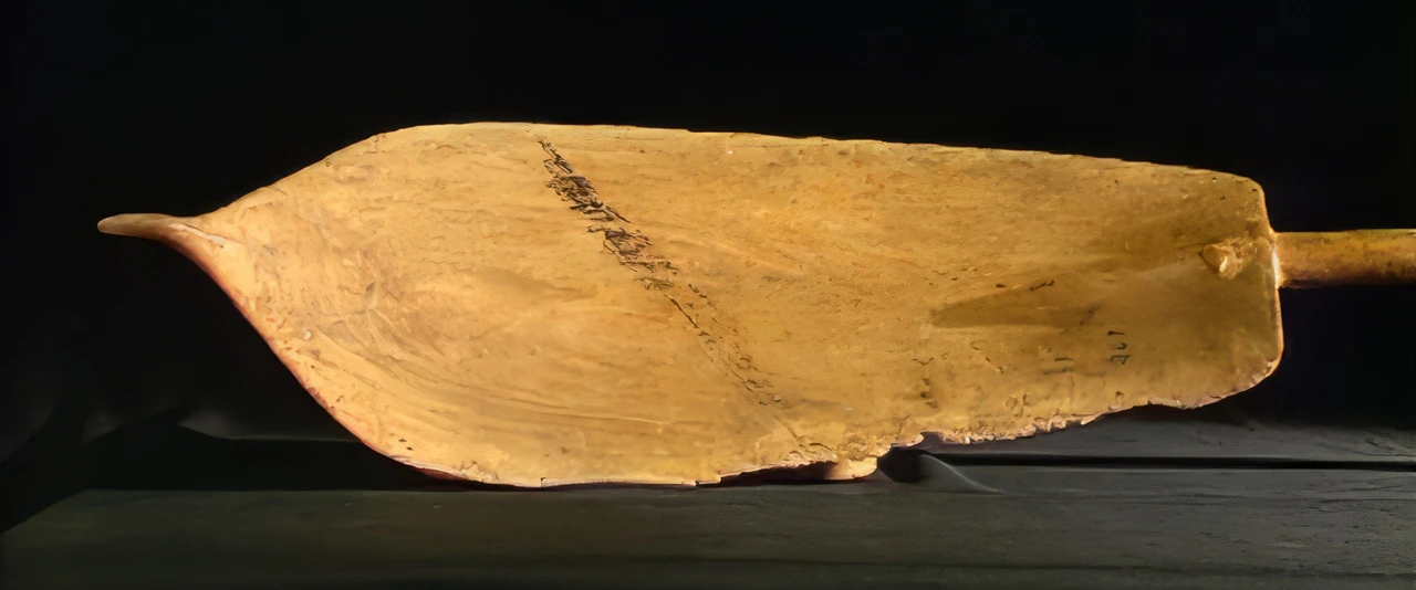 Te faufaa tupuna - Pagaie convexe de Mangareva