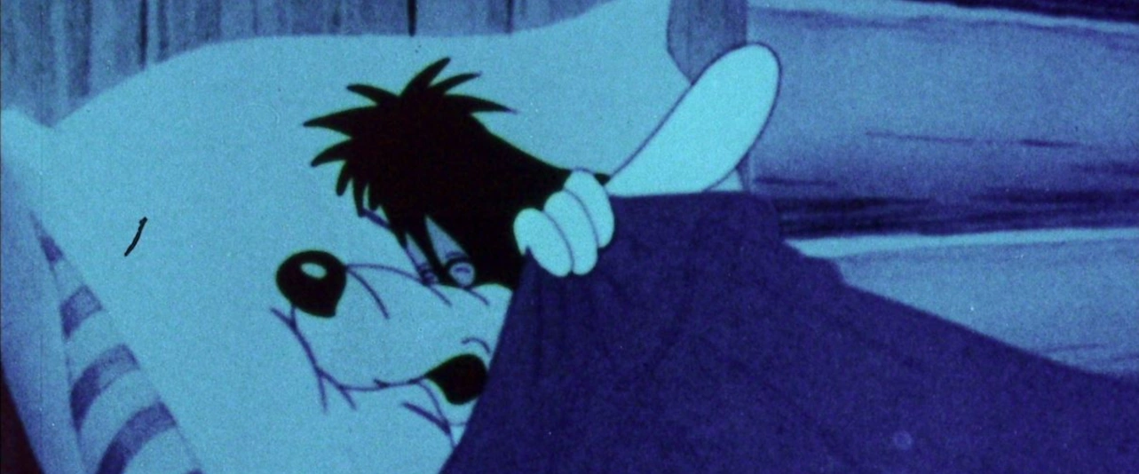 Un chien très fatigué