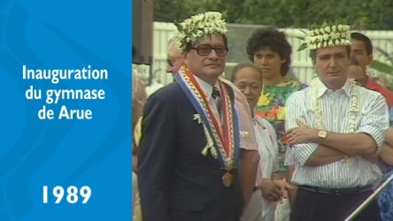 Inauguration du gymnase de Arue