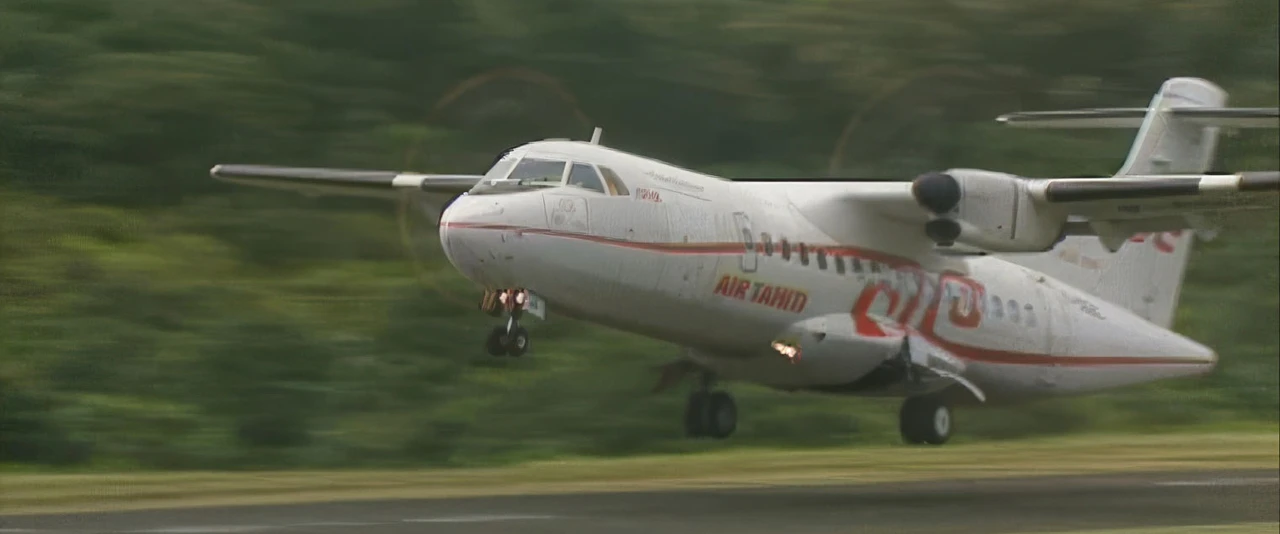 Sur la piste de Air Tahiti