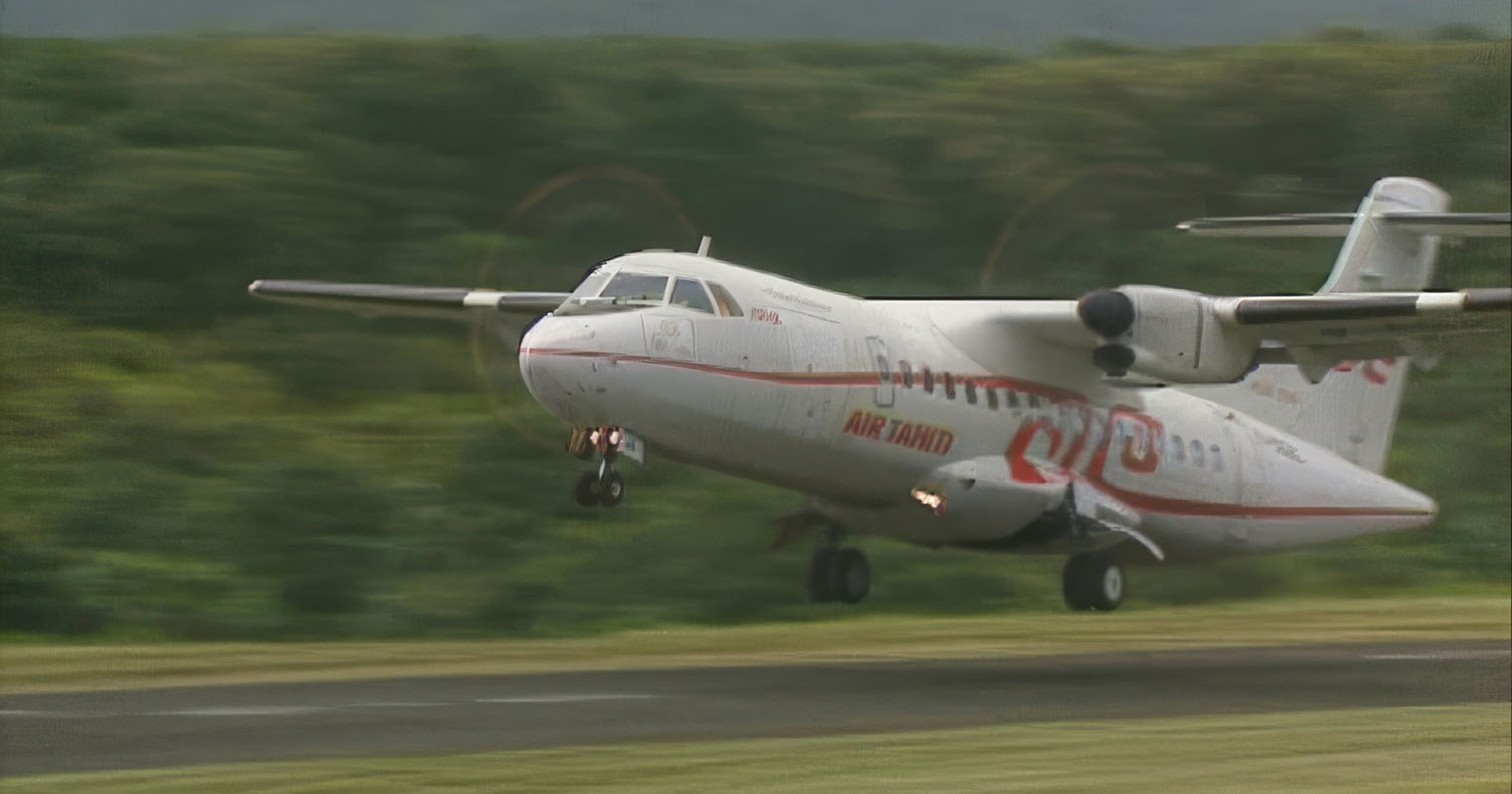 Sur la piste de Air Tahiti