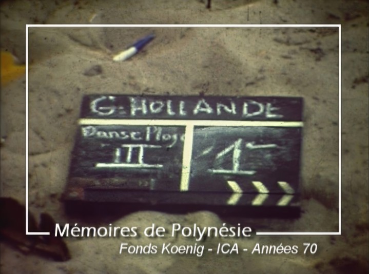 Mémoires de Polynésie - Groupe de Gilles Hollande sur la plage