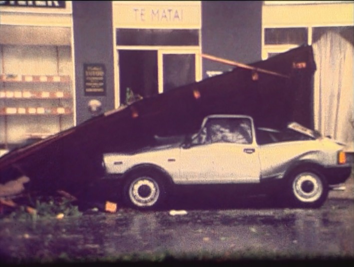 Mémoires de Polynésie - Cyclone Veena à Papeete