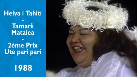 Heiva Taupiti 1988 - Tamari'i Mataiea - 2ème Prix Ute pari pari