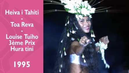 Heiva i Tahiti 1995 - Toa Reva - Louise Tuiho - 3ème Prix Hura tini