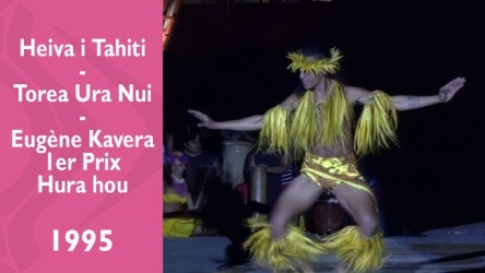 Heiva i Tahiti 1995 - Torea Ura Nui - Eugène Kavera - 1er Prix Hura hou
