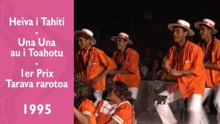 Heiva i Tahiti 1995 - Una una au i Toahotu - 1er Prix Tarava rarotoa (Tuki)