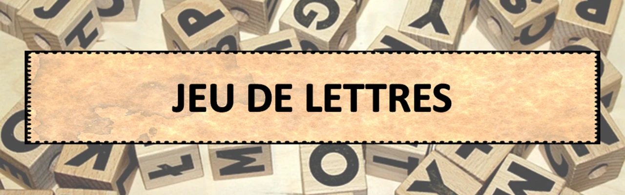 Atelier Ecriture Lecture - Jeu de lettres