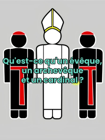 Qu'est-ce qu'un évêque, un archevêque et un cardinal ?