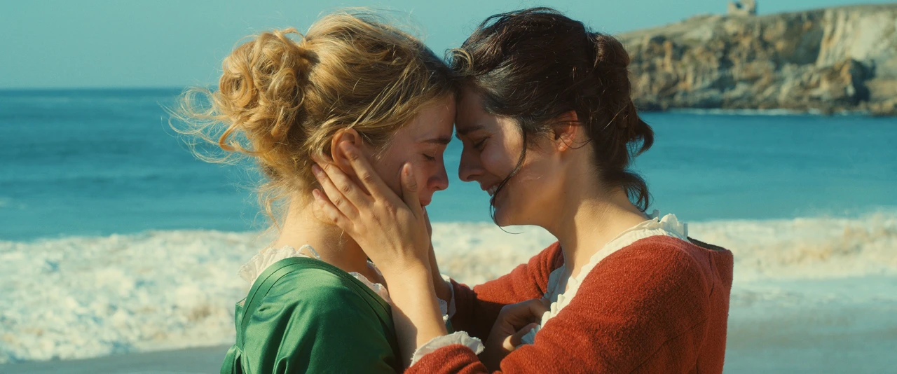 Porträtt av en kvinna i brand