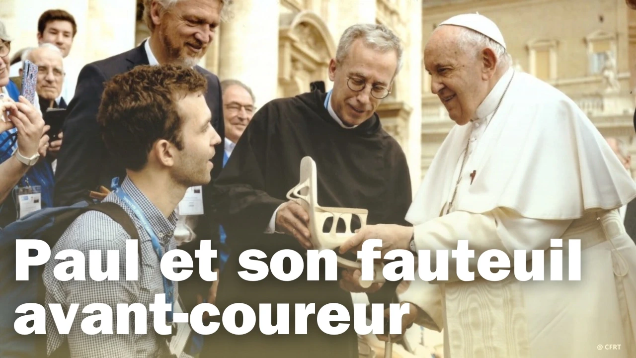 Paul et son fauteuil avant-coureur